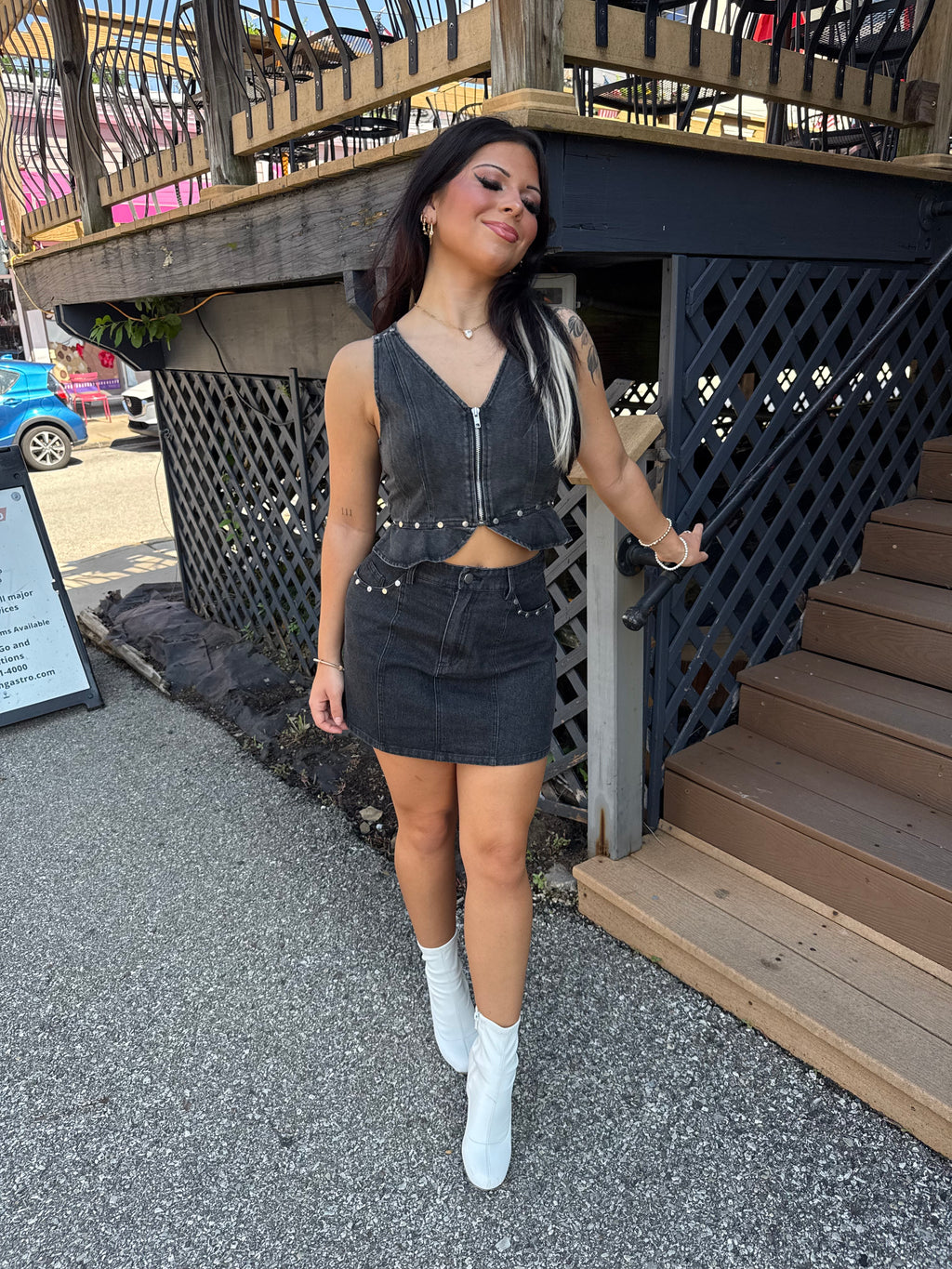 Denim Core Skirt