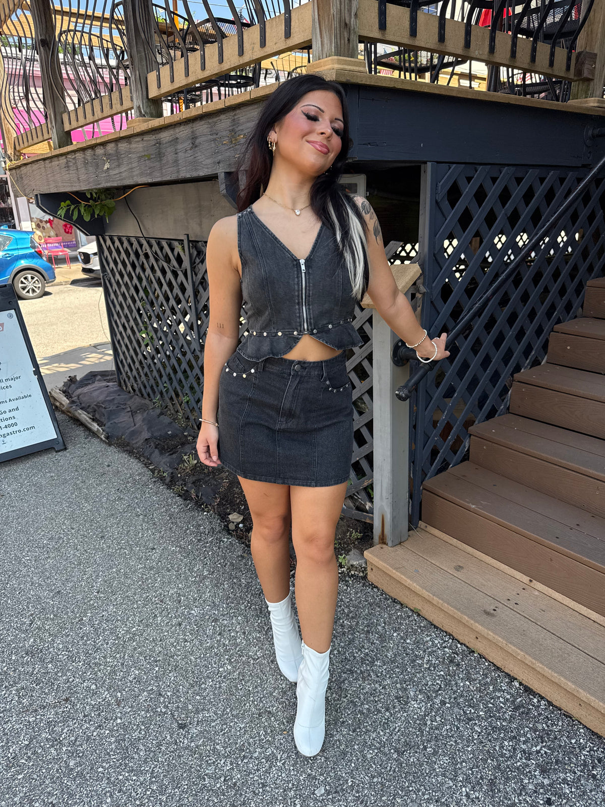 Denim Core Skirt