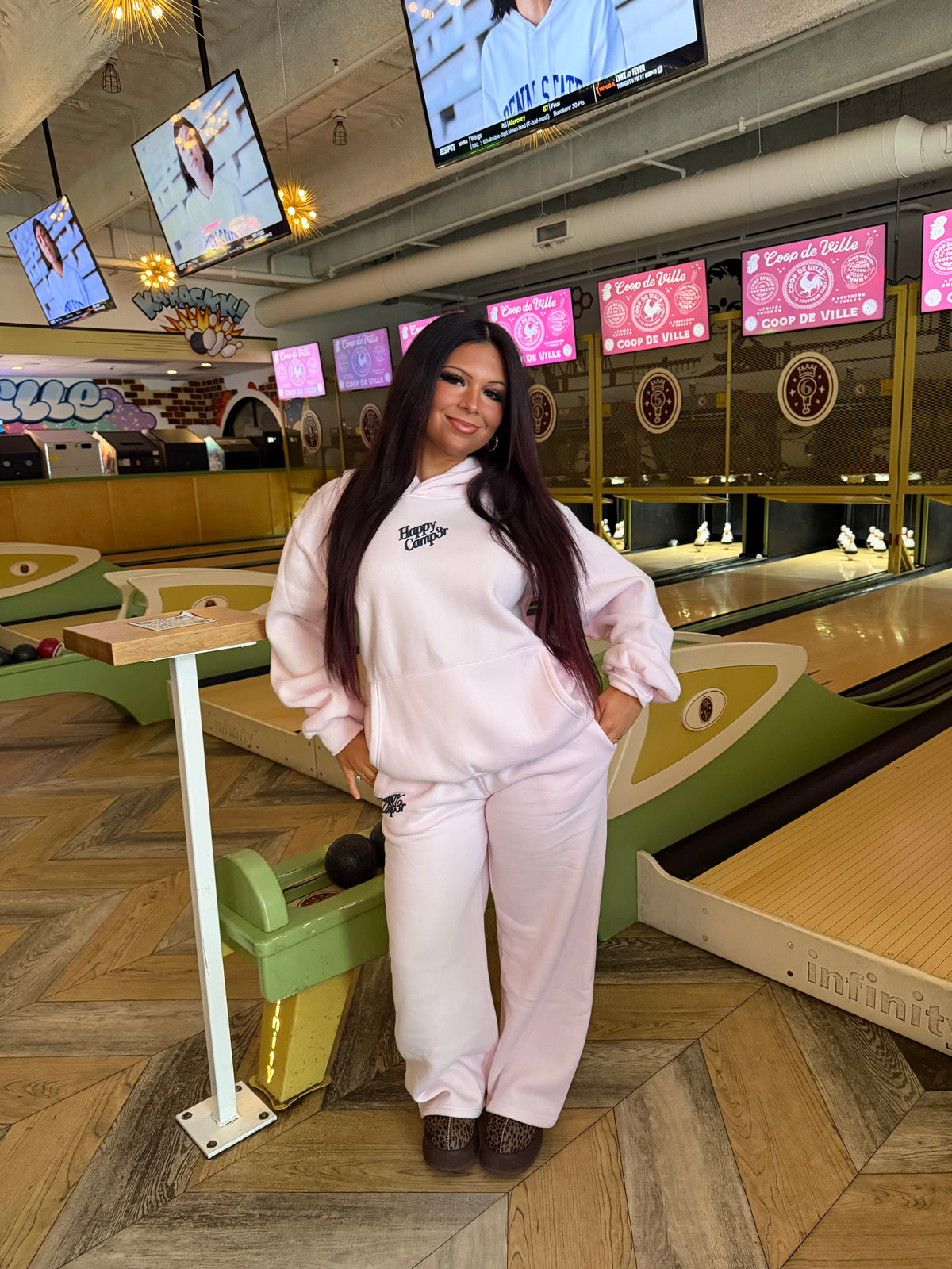 Happy Camp3r Puff Series Pant Pale Pink