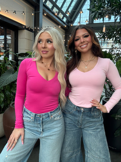 Dumb Love L/S In Fuchsia