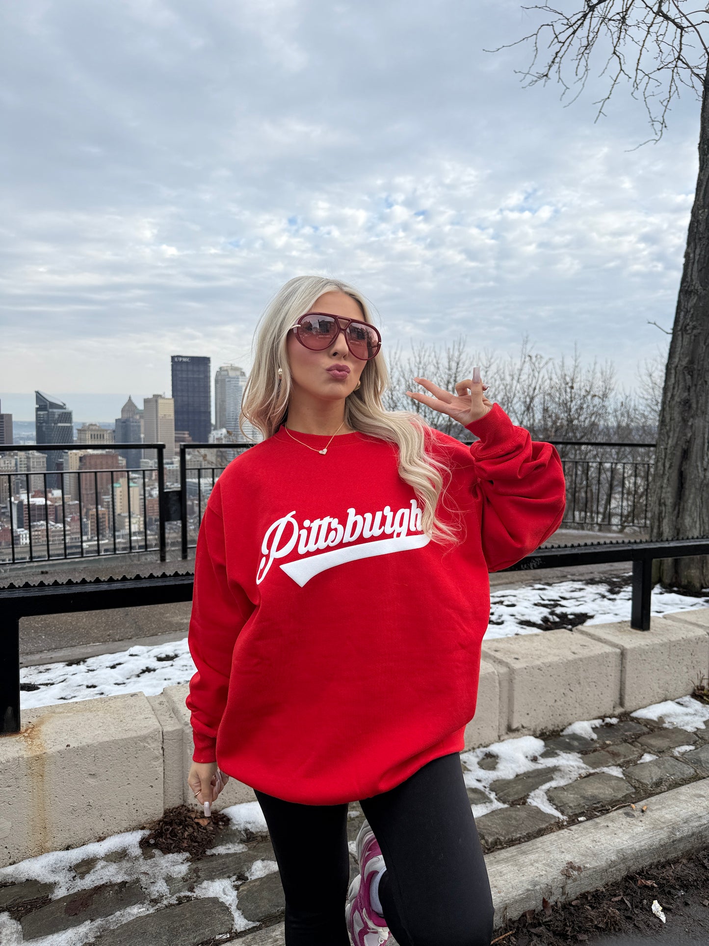 Red Pittsburgh Varsity Crew