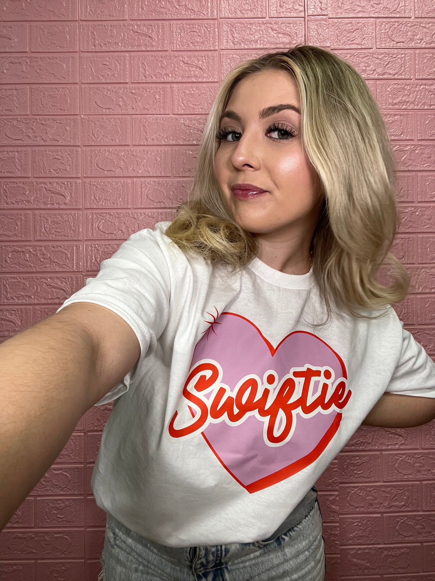 Swiftie Heart Tee Shirt