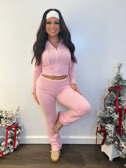 Misty Rose Sweater Set (Pants)