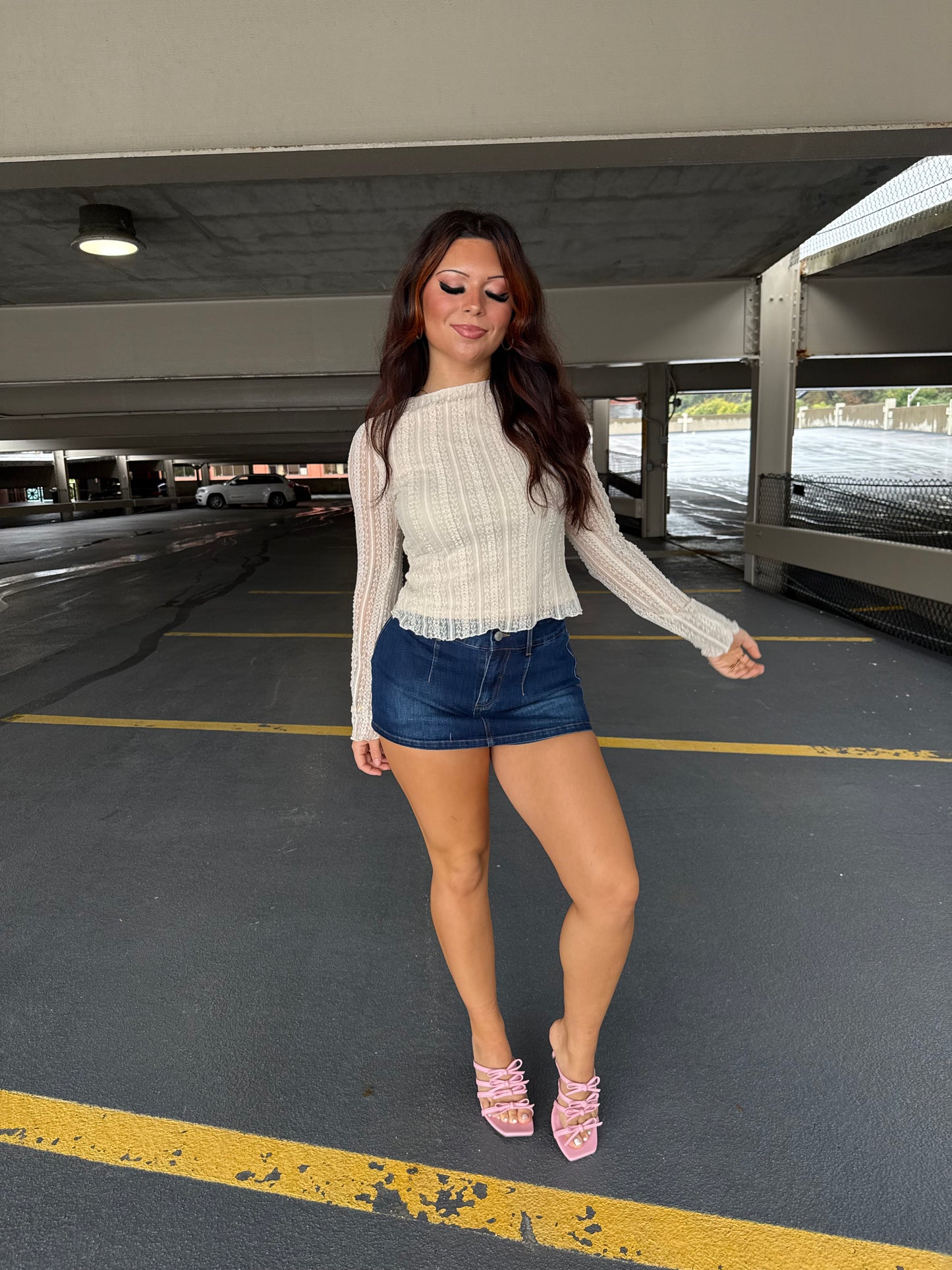 Deep Wash Mini Skort
