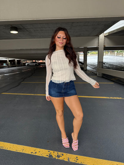 Deep Wash Mini Skort