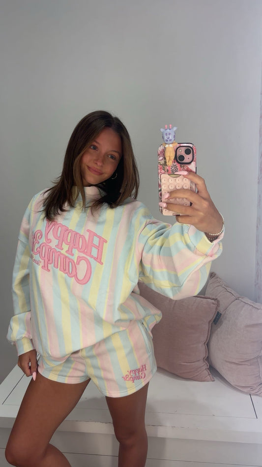 Happy Camp3r Sherbet Stripes Shorts