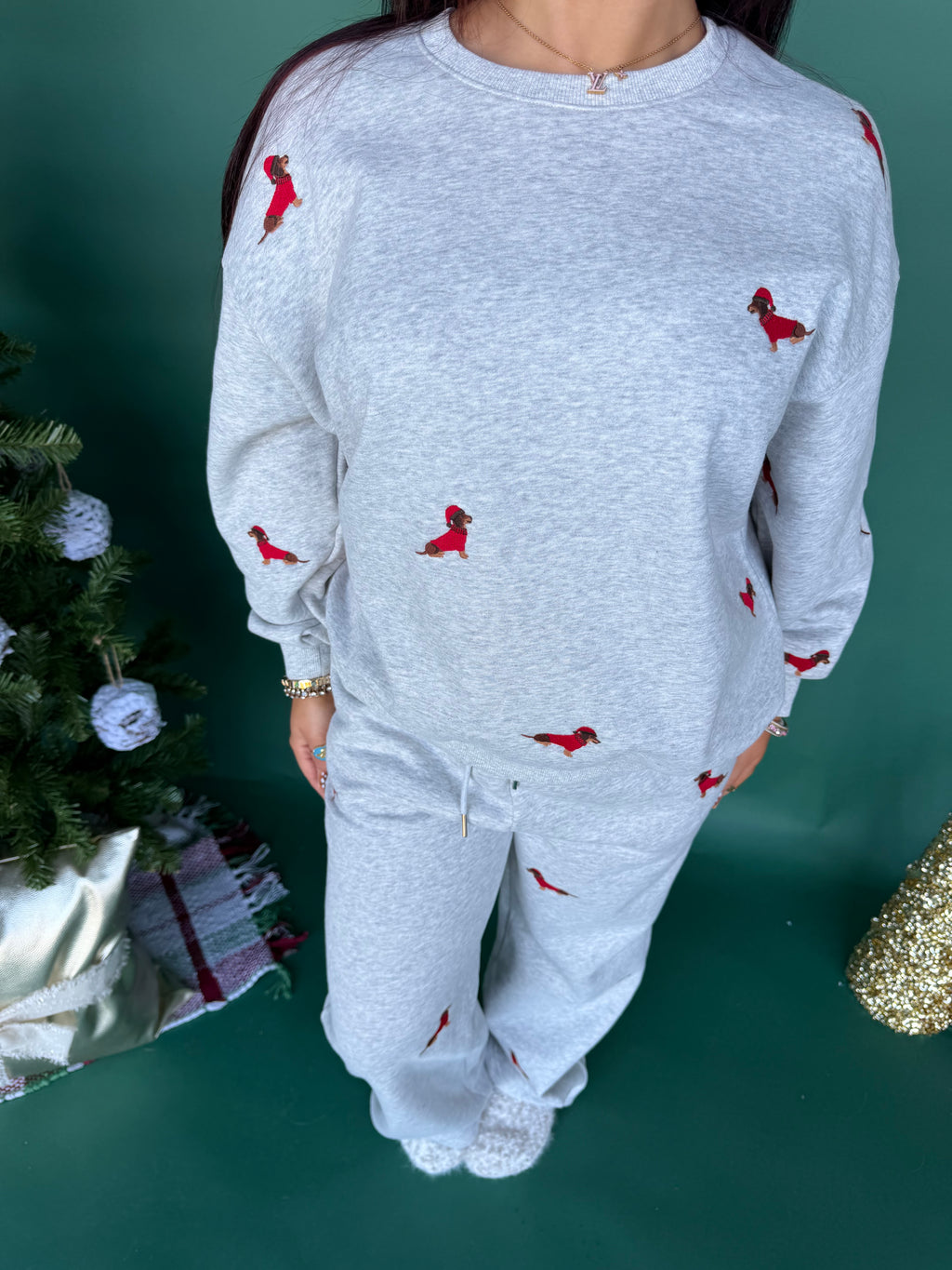 Santa Weenie Pant Grey FINAL SALE