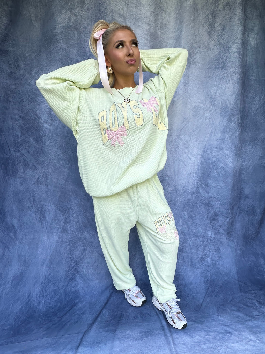 Boys Lie Coquette Bow Thermal PANT