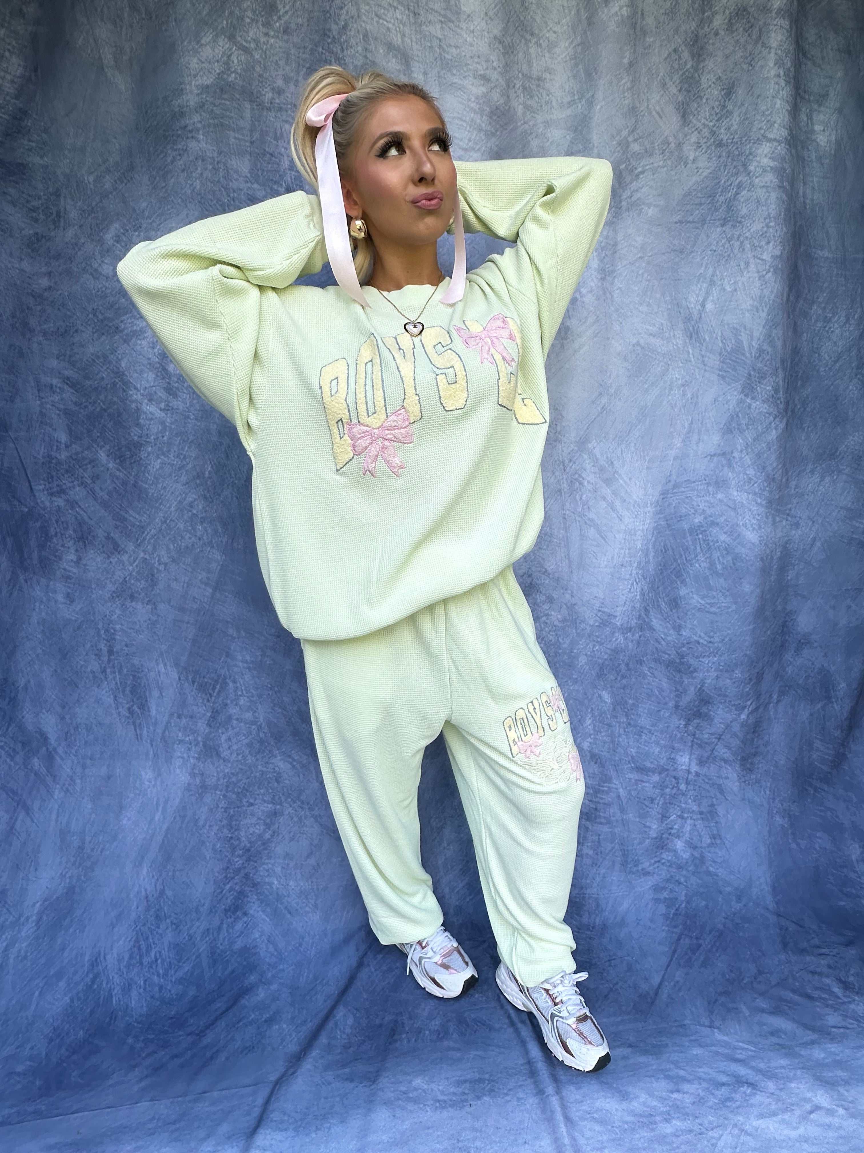 Boys Lie Coquette Bow Thermal PANT
