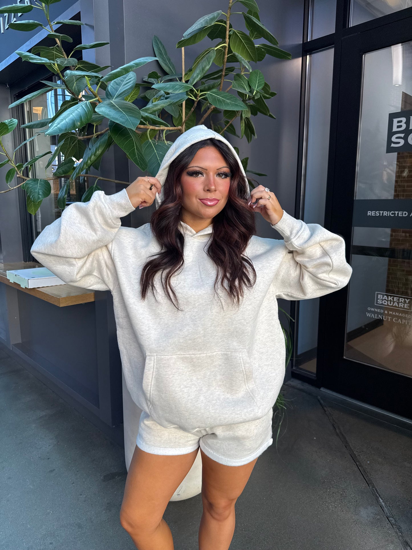 So Fetch Low Rise Shorts in Oat