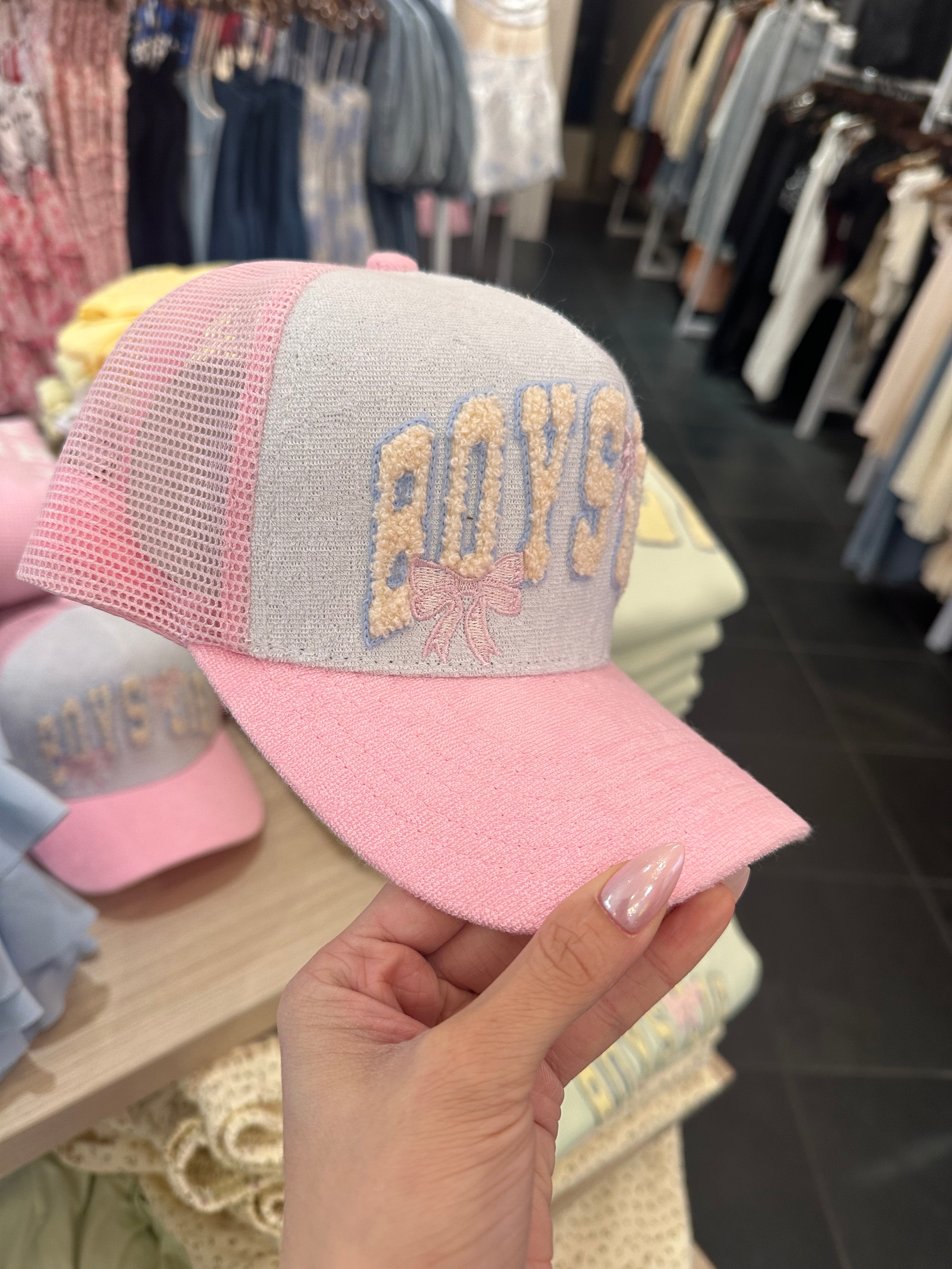 Boys Lie Coquette Bow Trucker