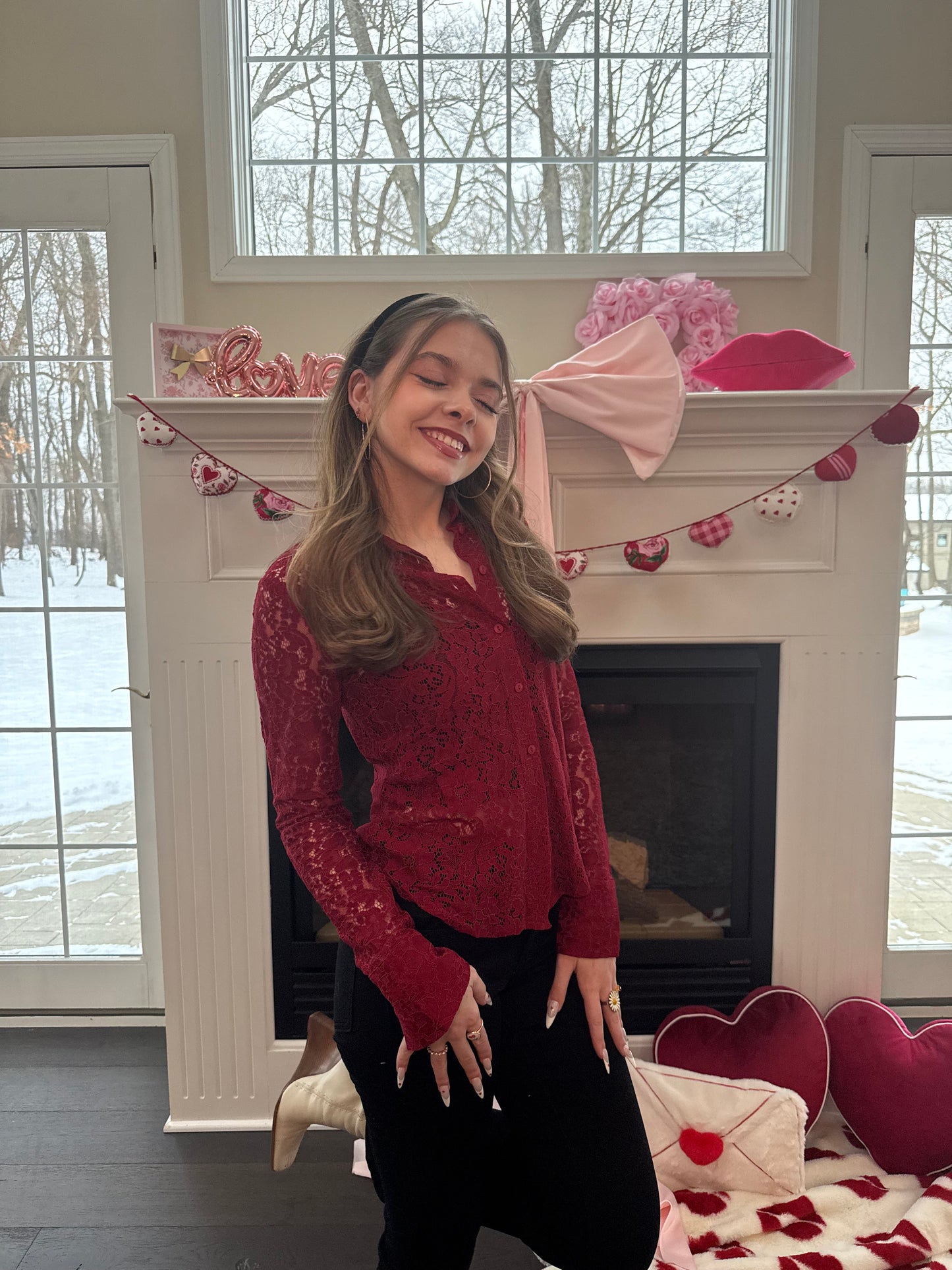 Rose Romance Lace L/S