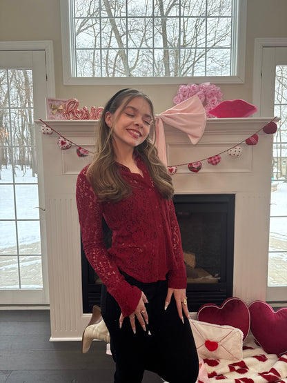 Rose Romance Lace L/S