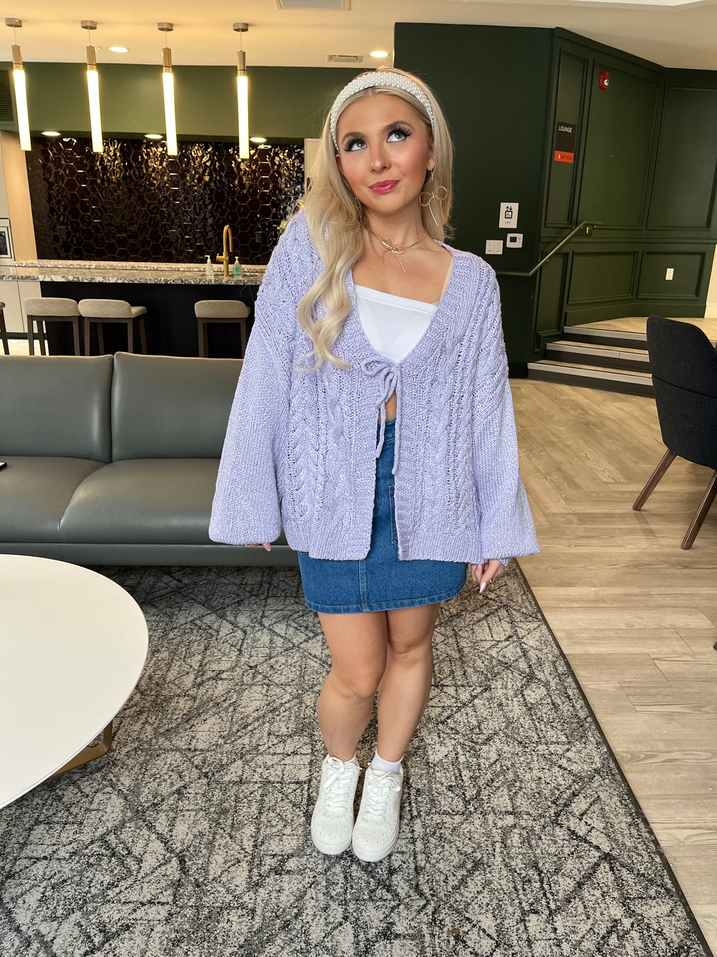 Lavender Sprout Cardigan