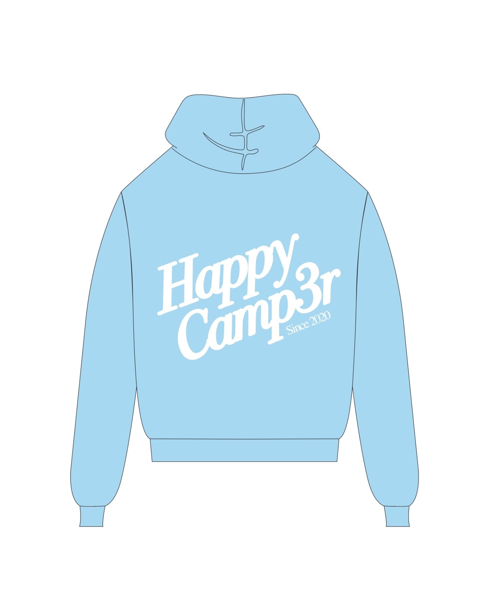 Happy Camp3r Puff Series Cotton Candy Hoodie