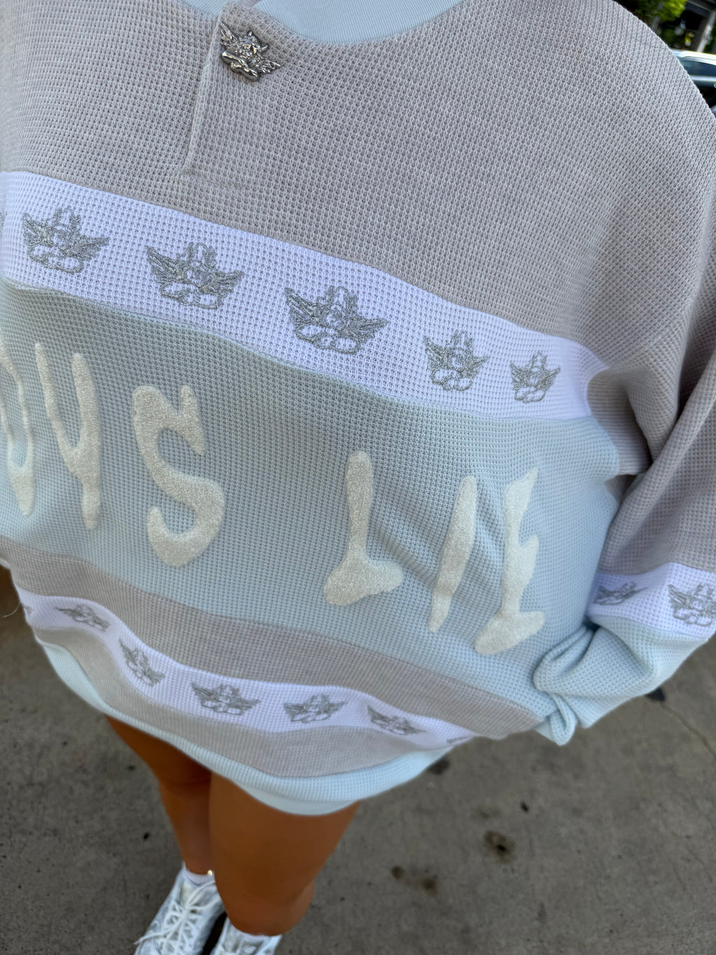 Boys Lie Baby Blue Private School Crew