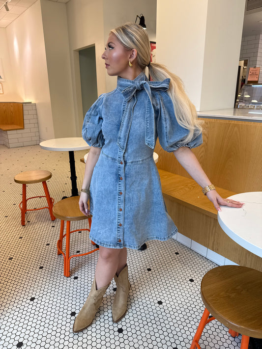 Brown Eyed Girl Denim Dress