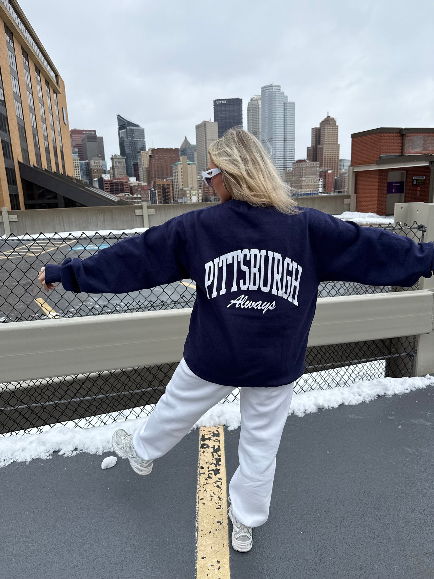 412, W/ Love PGH in Navy