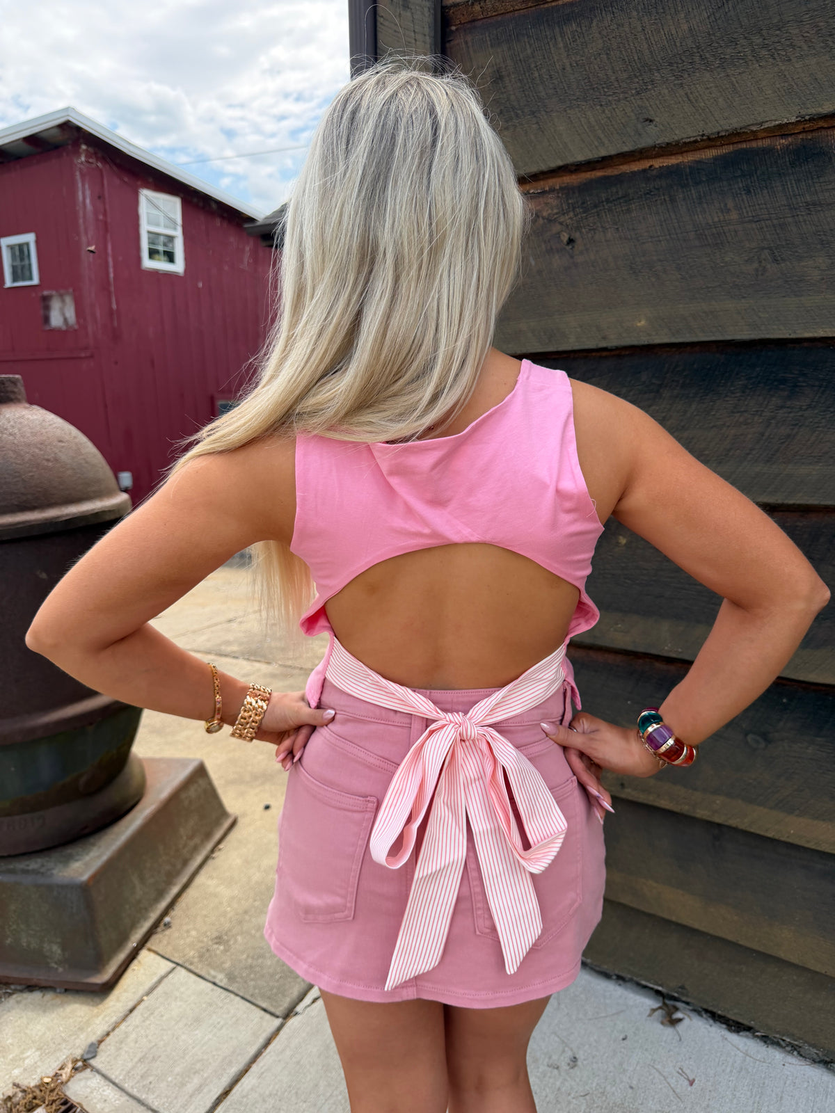 Best Of The Back Tank PINK
