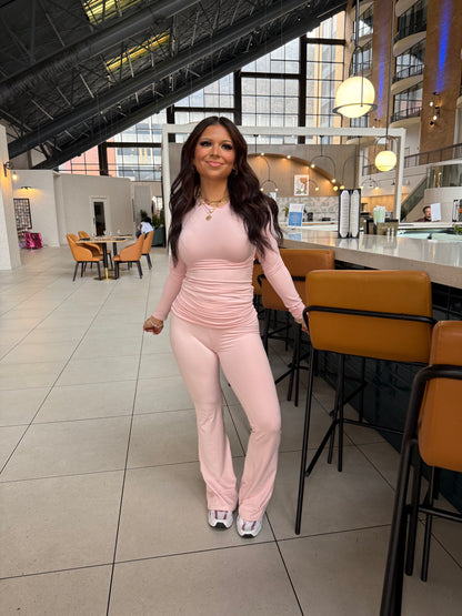 Shopping Addiction Set in Pink (LEGGINGS)