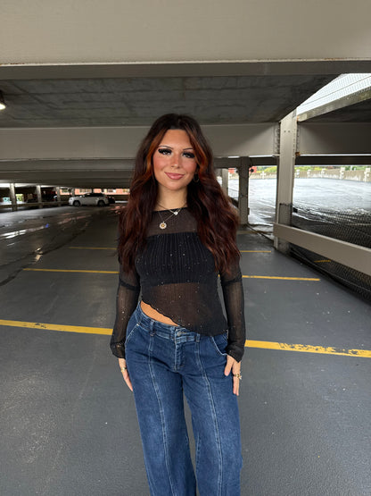 Elizabeth Taylor L/S in Black