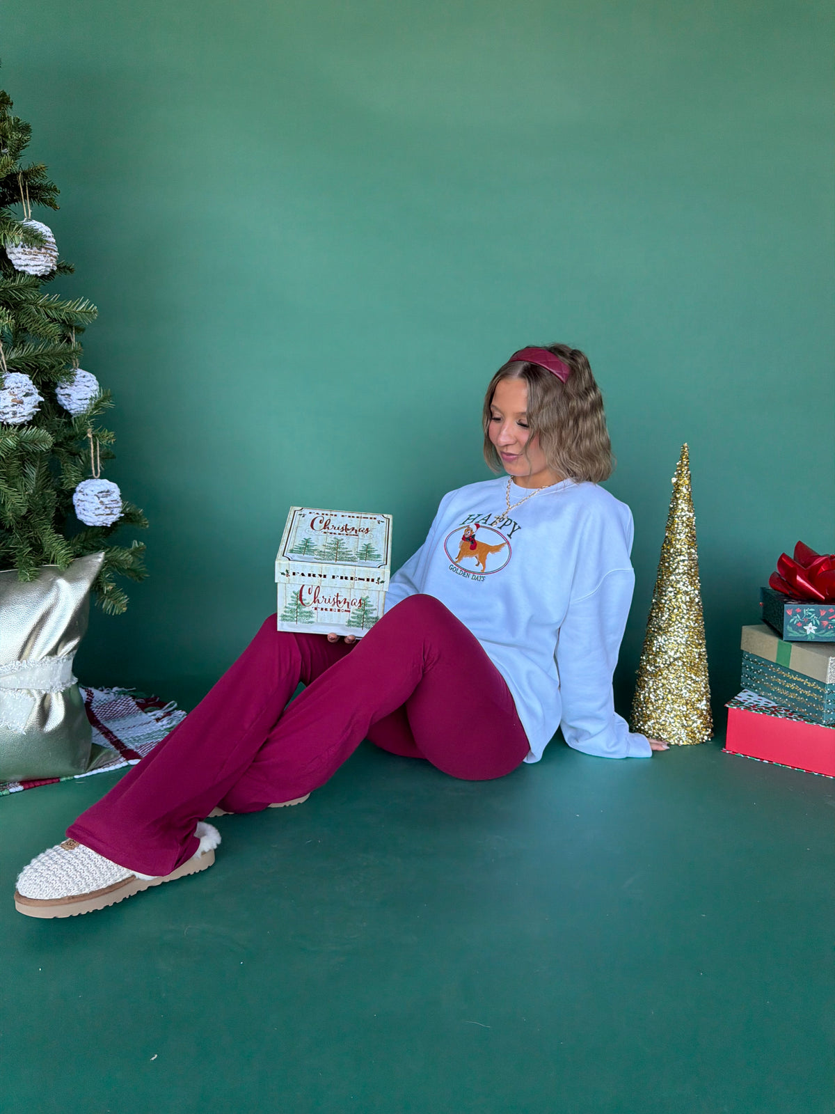 Happy Golden Days Crewneck FINAL SALE