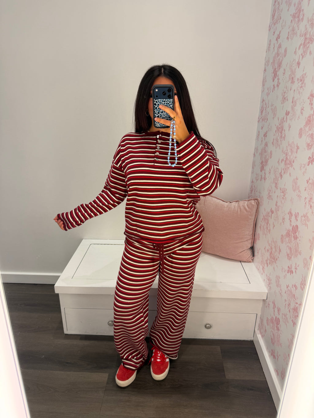 Burgundy Baby Lounge Set (PANTS)