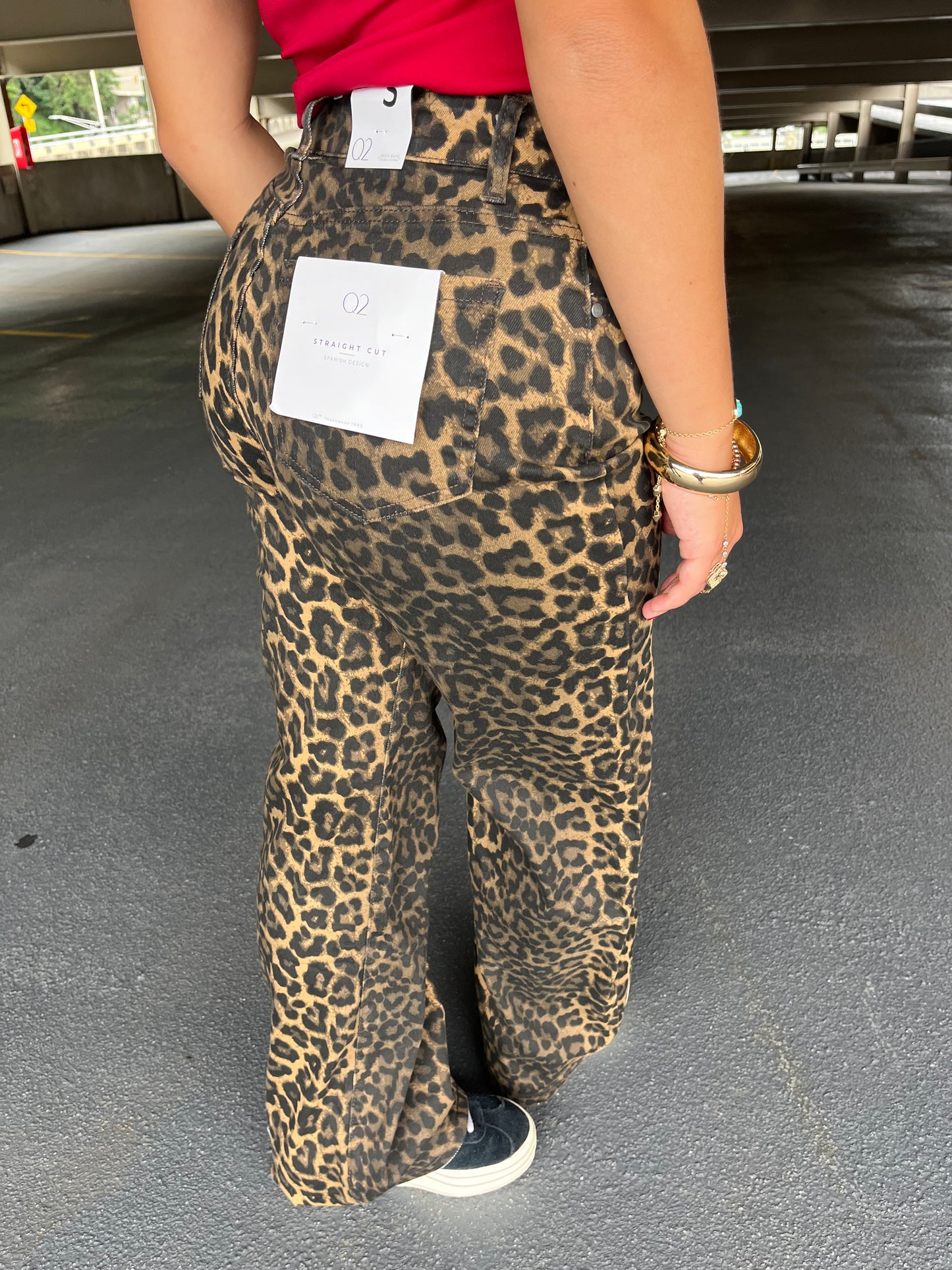 Ombre Leopard Wide Pant