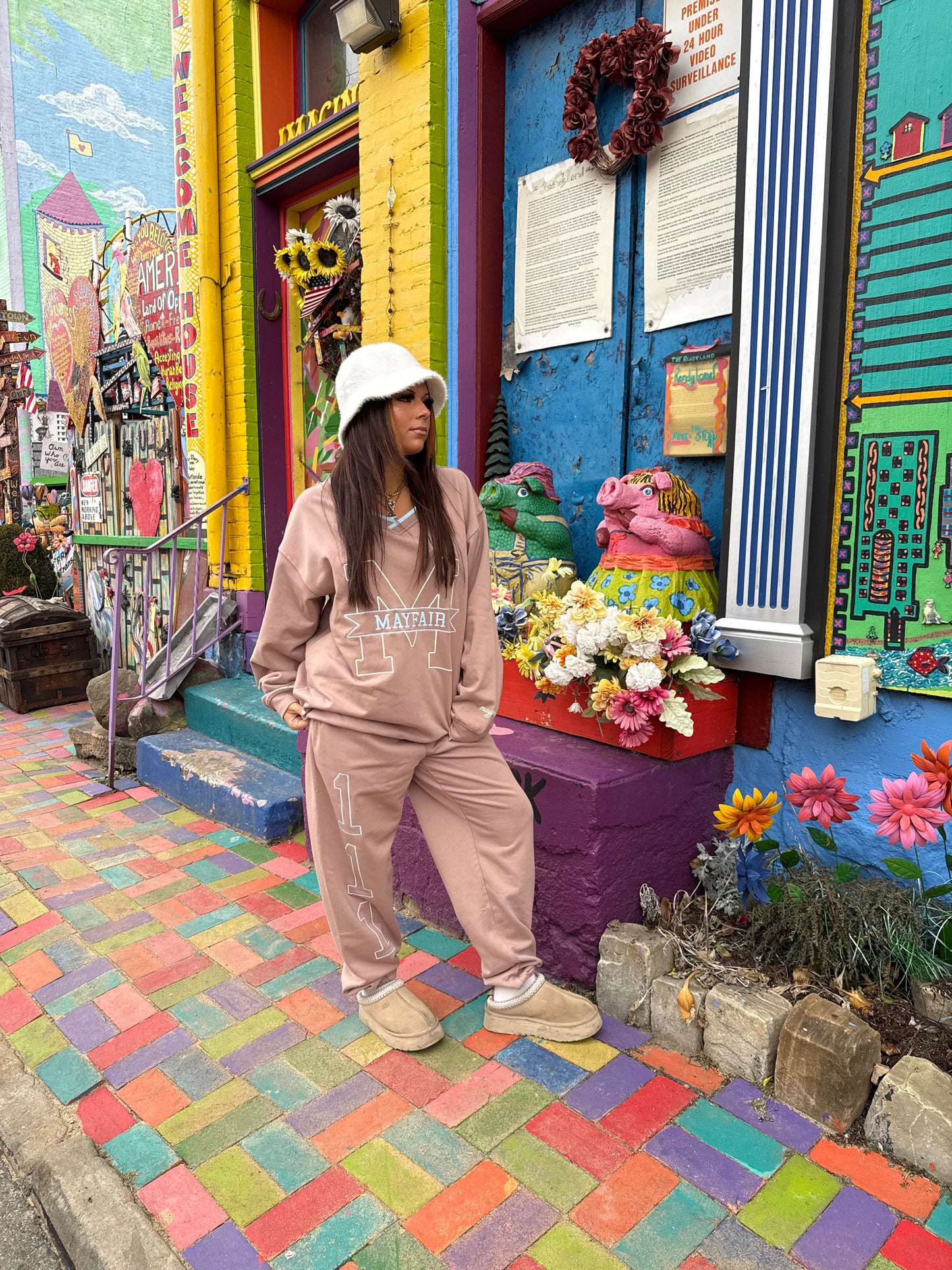 The Mayfair Group Angels V-Neck Sweatshirt