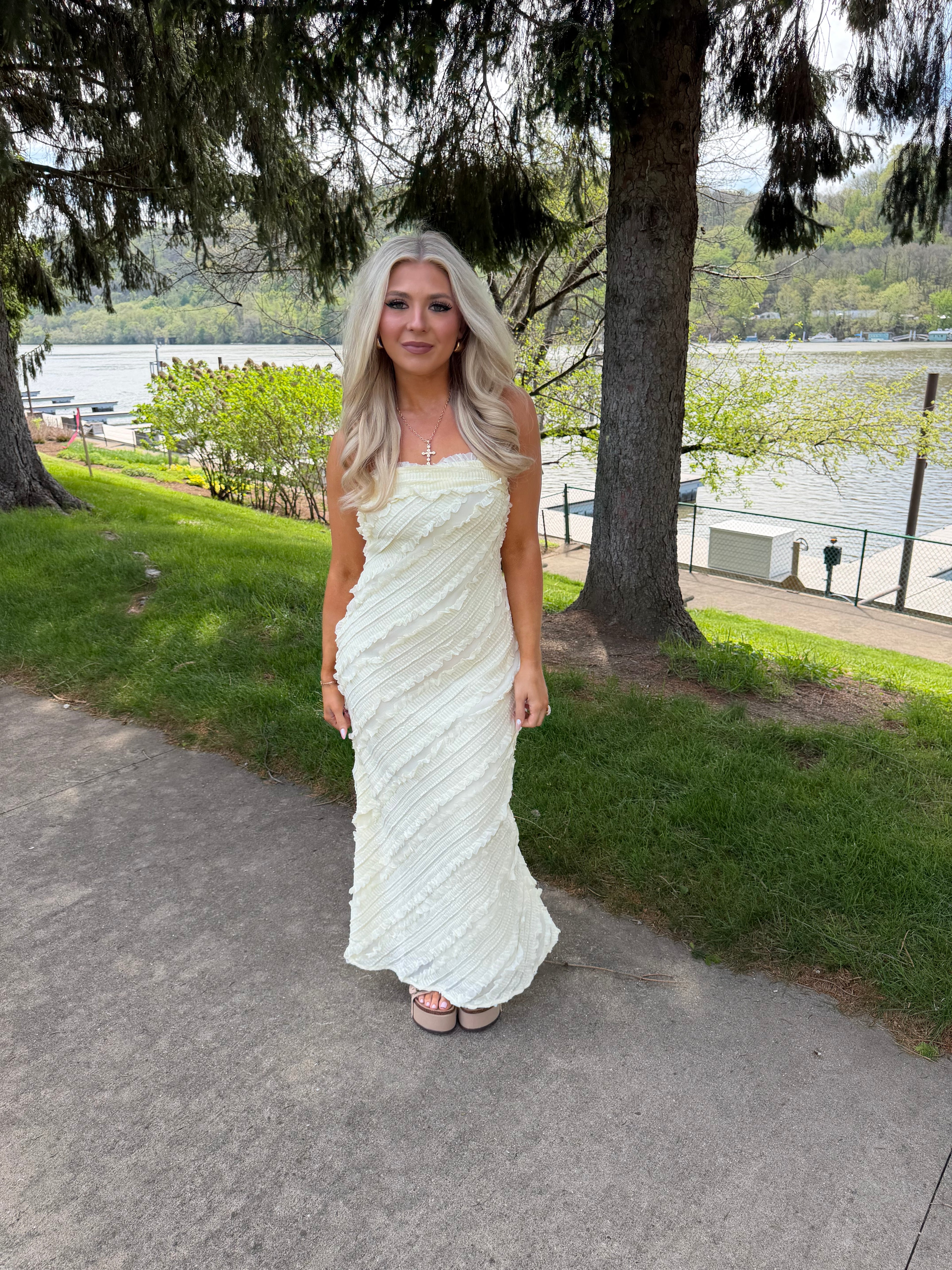 Favorite Daughter Dress in Butter