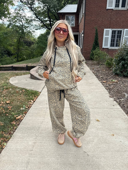 Crazy Chic Leopard Hoodie