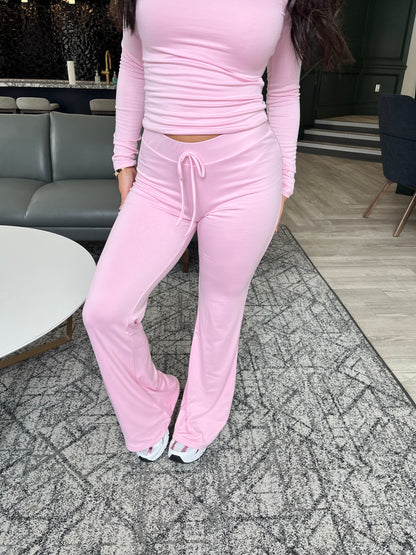 Send Help Pants in Pink