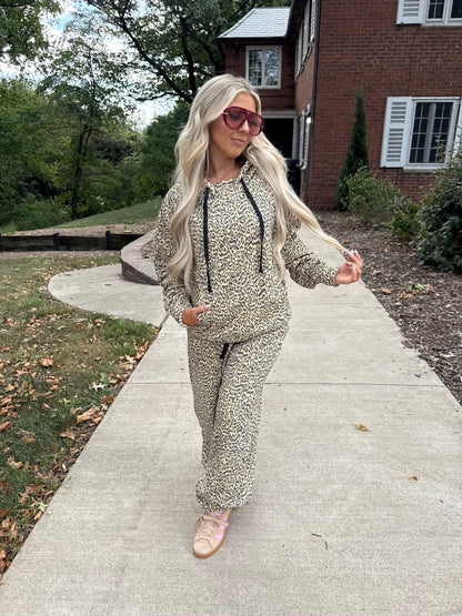 Crazy Chic Leopard Hoodie