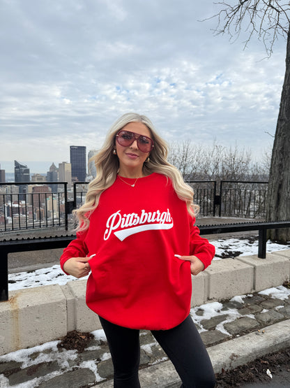 Red Pittsburgh Varsity Crew