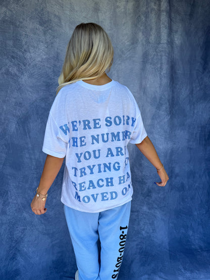 Boys Lie Blue 1-800 Tee