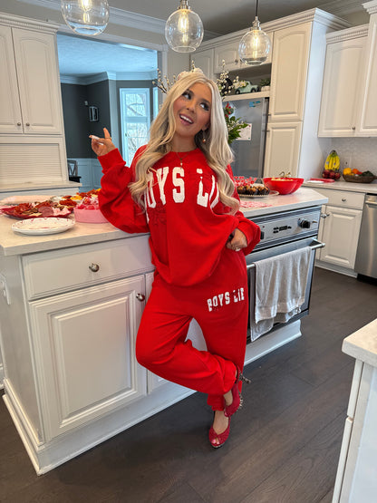 Boys Lie Red Bow Sweatpant