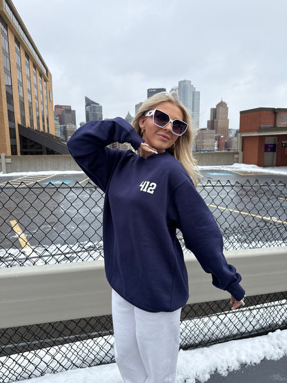 412, W/ Love PGH in Navy