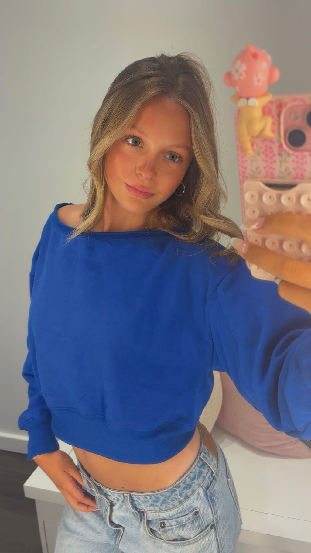 Beauty Boo One Shoulder in Blue
