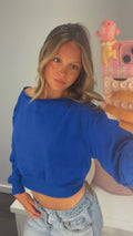 Beauty Boo One Shoulder in Blue