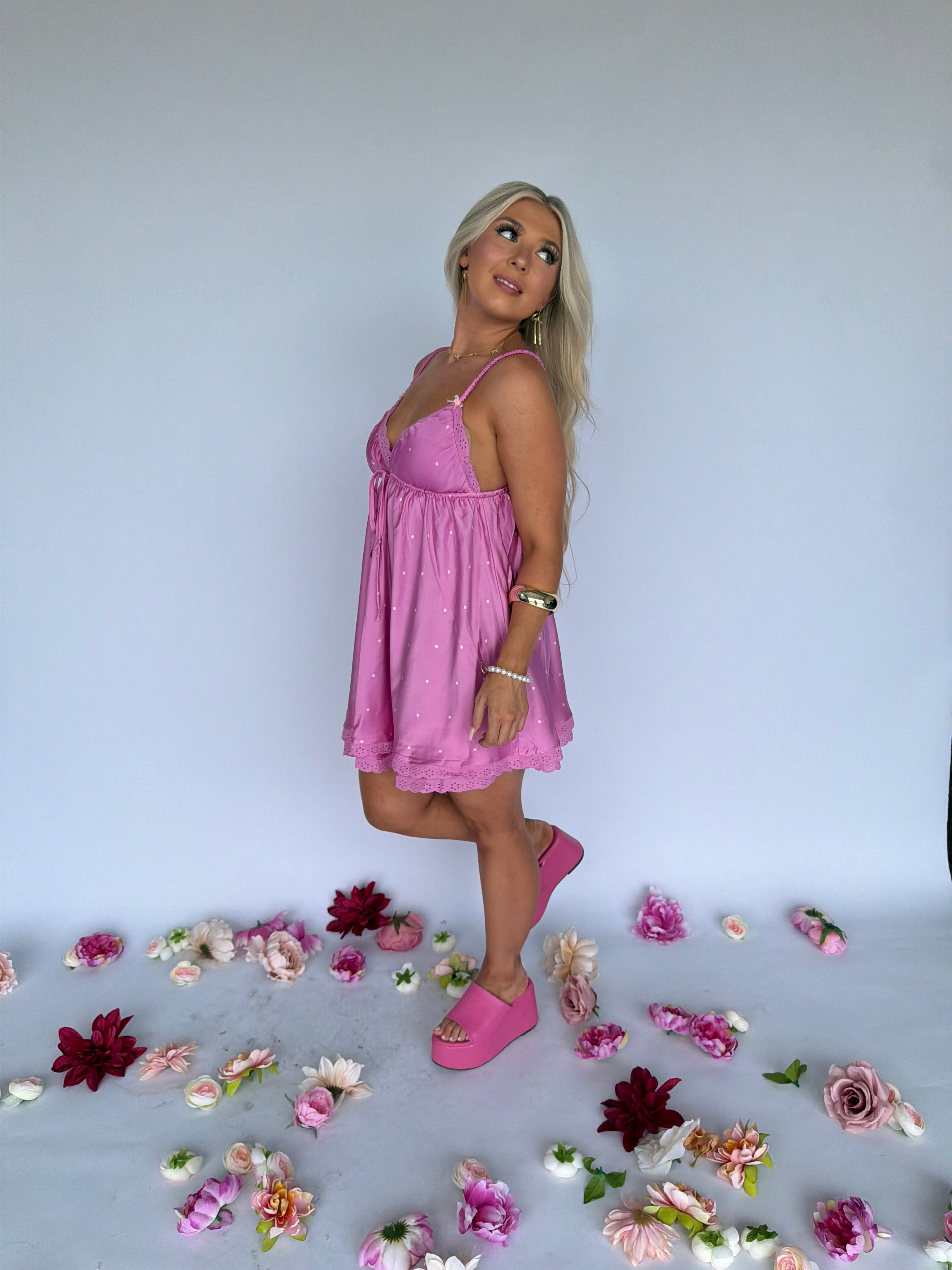 U + Me = <3 Dress in Pink FINAL SALE