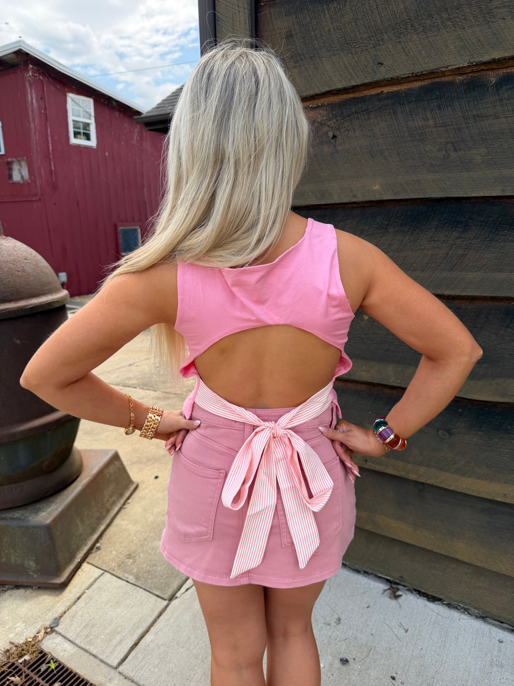 Best Of The Back Tank PINK