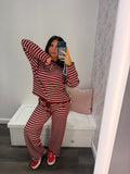 Burgundy Baby Lounge Set (PANTS)
