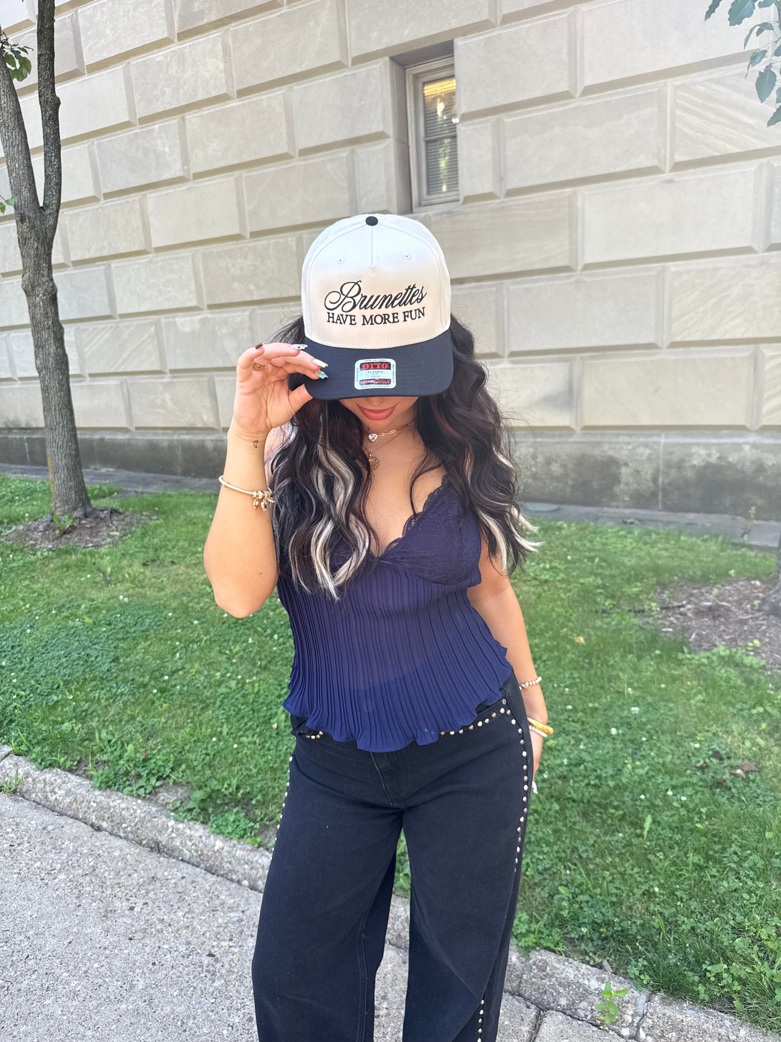 Brunettes Have More Fun Hat
