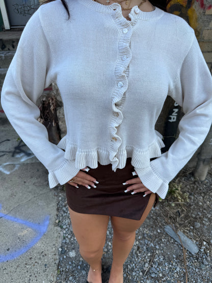 Rich Ruffles Sweater