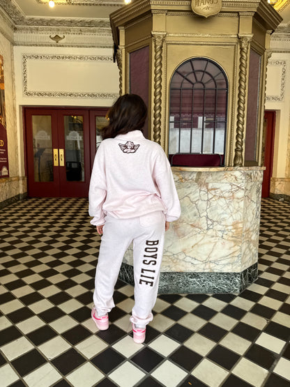 Boys Lie Pink Smoke & Mirrors Henley