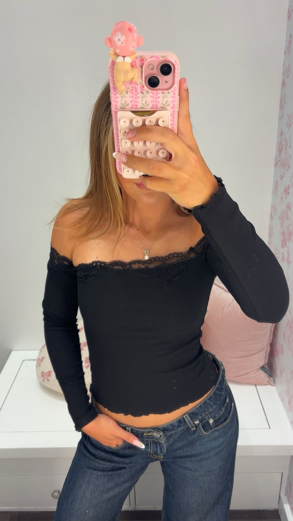 Love U Long Time L/S in Black
