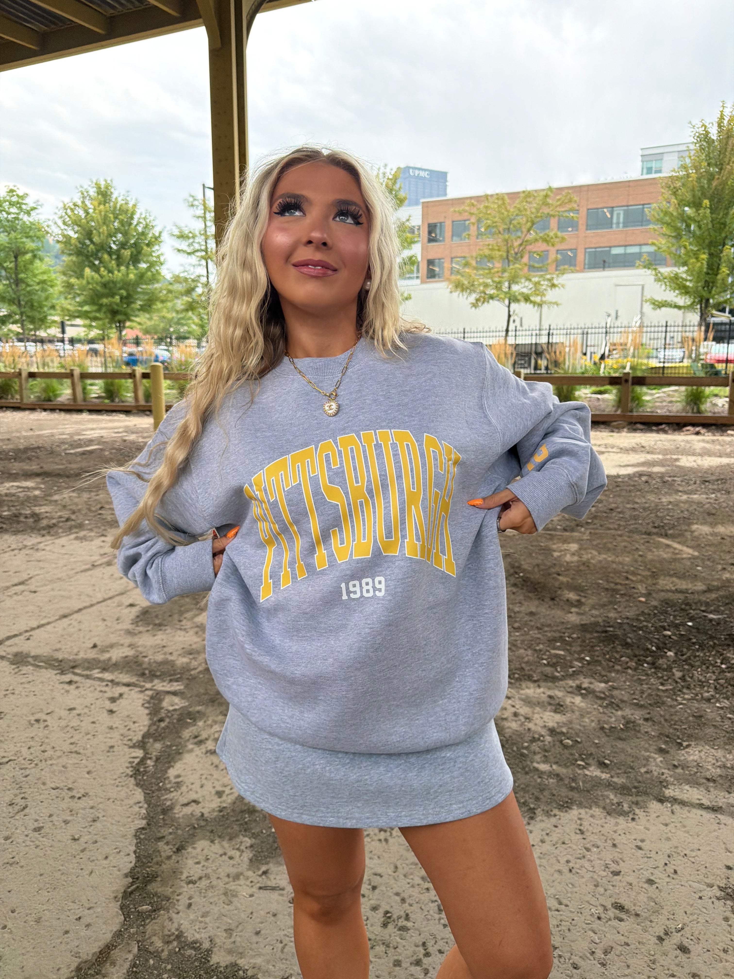Pittsburgh 412 Crew Yellow/Grey