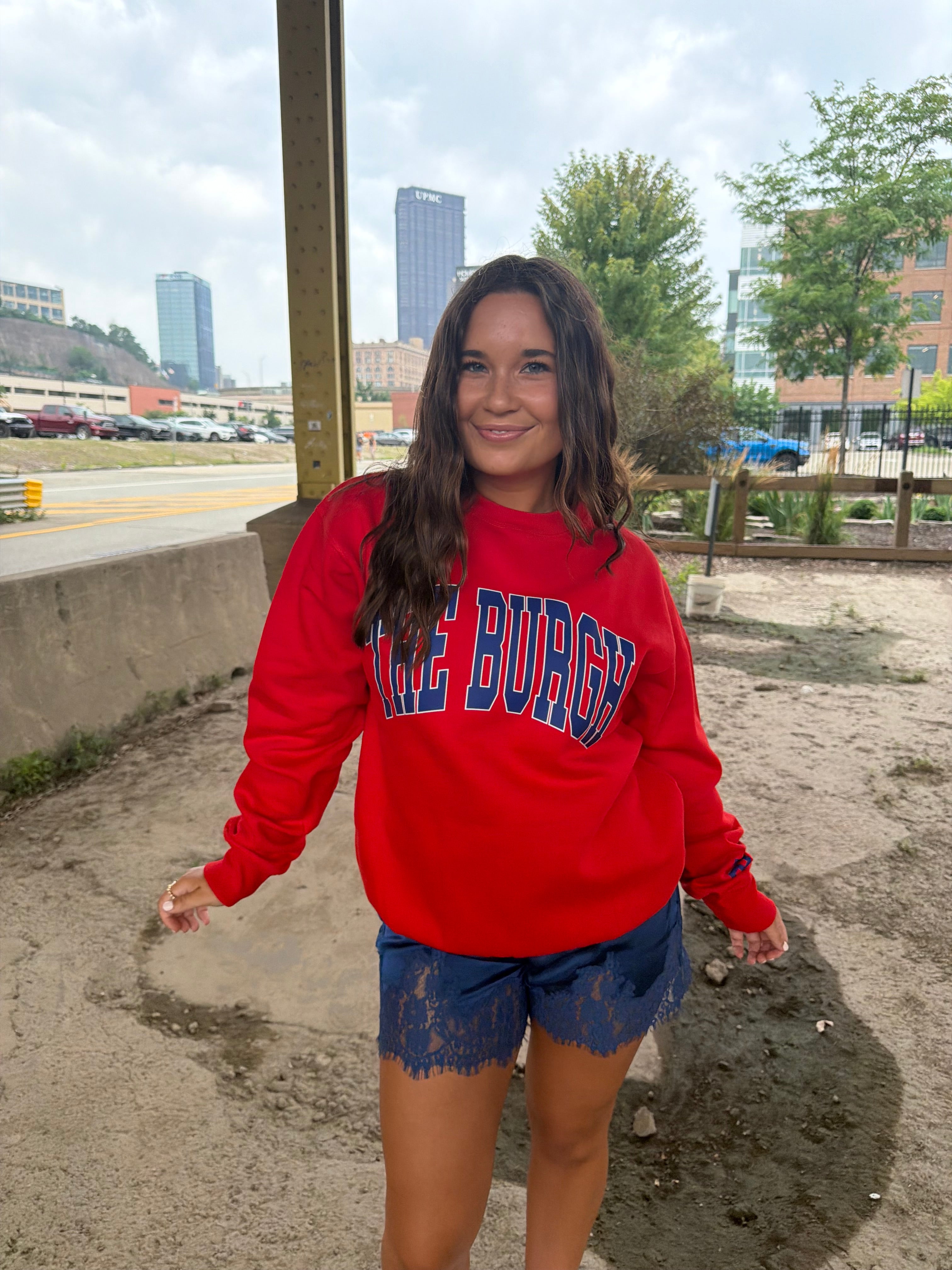 The Burgh 412 Crew Red/Blue