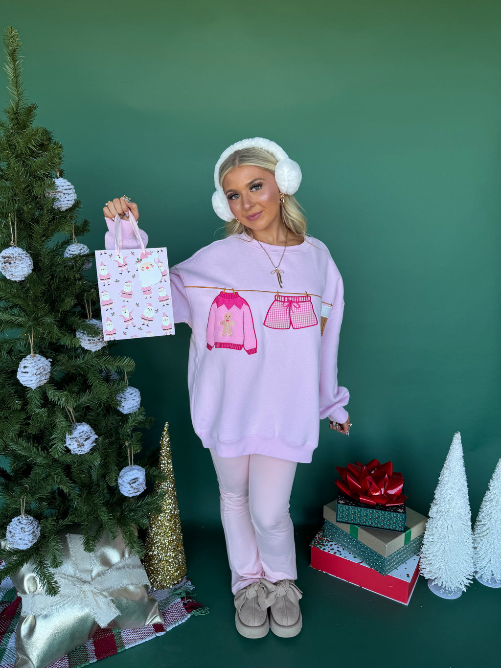Holiday Hanging Outfit Crewneck FINAL SALE