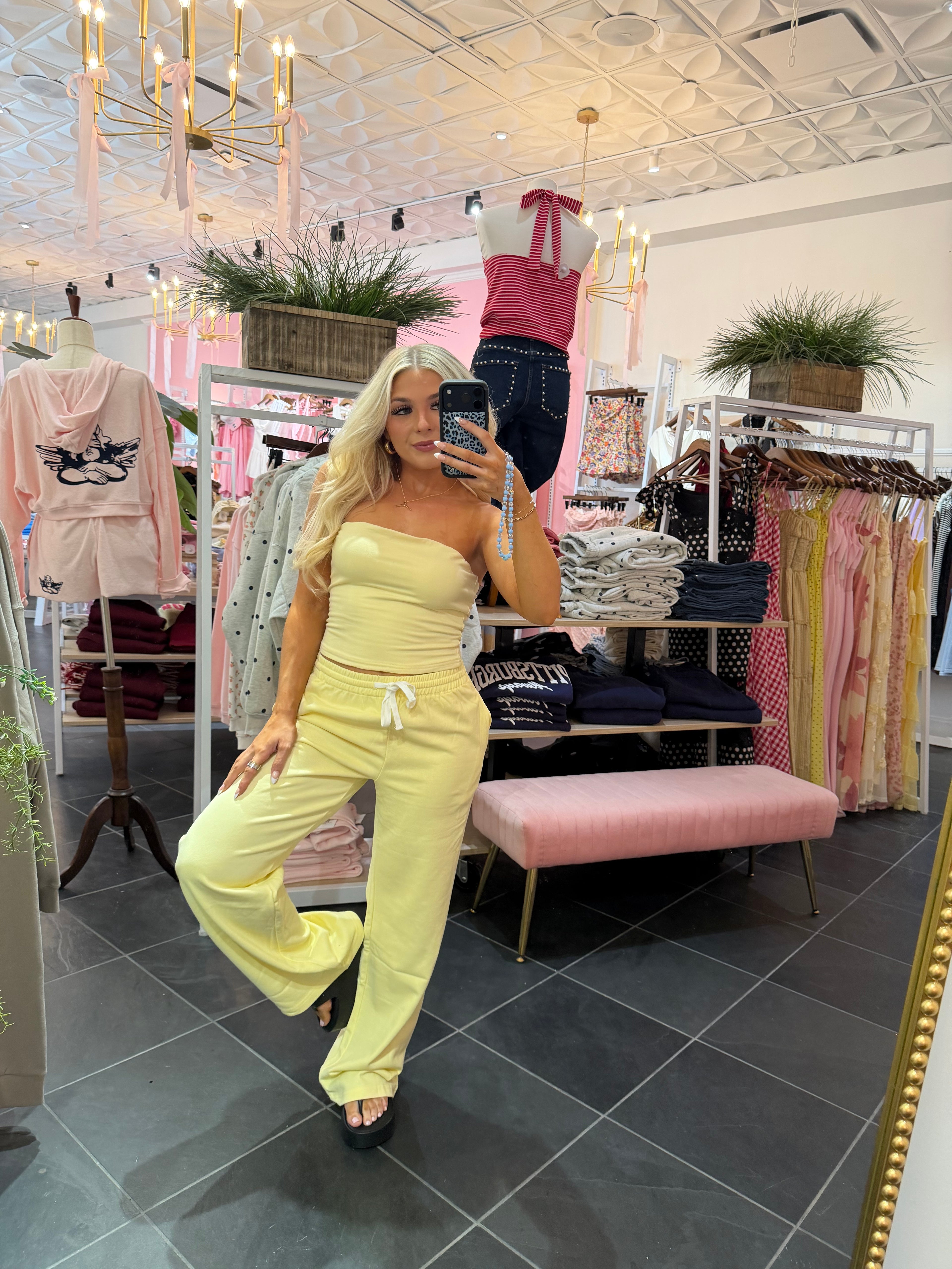 Later Today Set (PANT) Butter